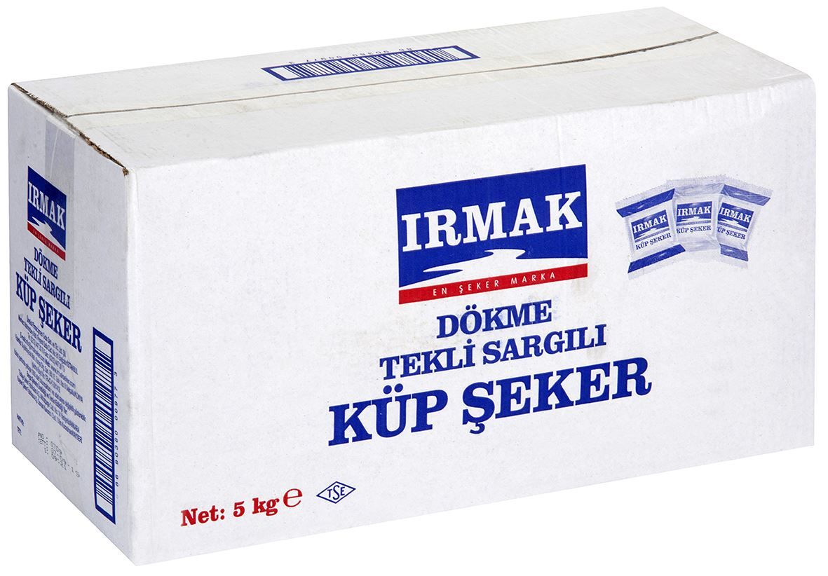 IRMAK TEK SARGILI KÜP ŞEKER 5KG
