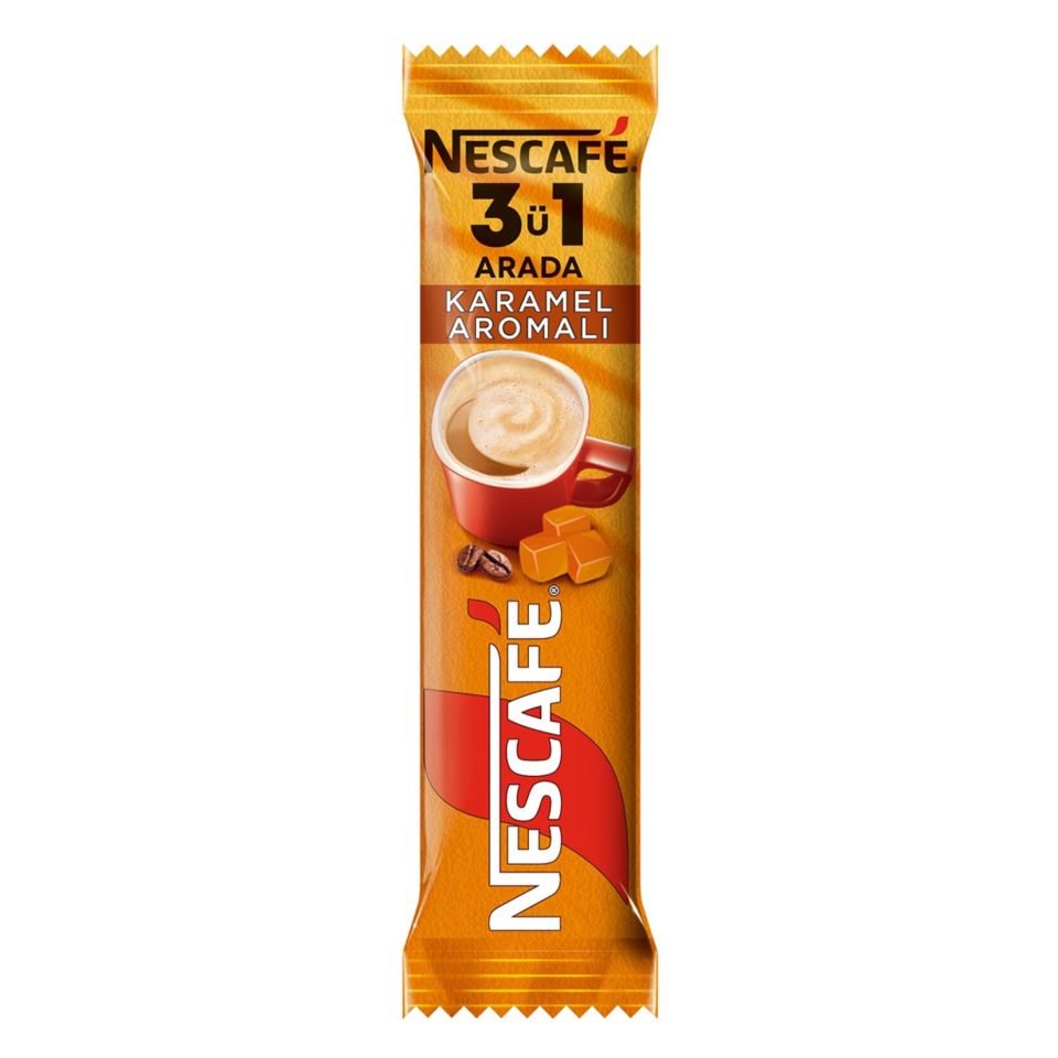NESCAFE 3'Ü 1'ARADA KARAMEL 17,7 GR