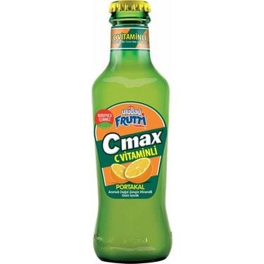 ULUDAĞ C MAX PORTAKALLI MADEN SUYU 200 ML