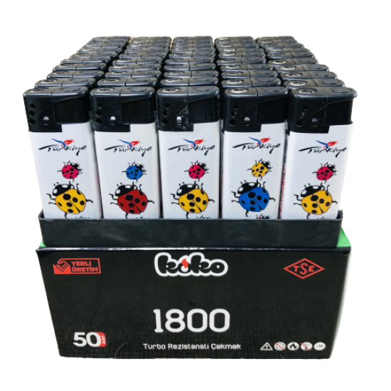 KOKO DESENLİ REZİDANS ÇAKMAK 50 Lİ