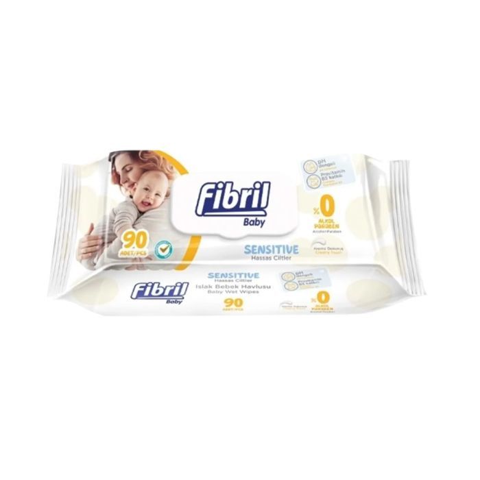FİBRİL ISLAK MENDİL BEBEK 90'LI*24*