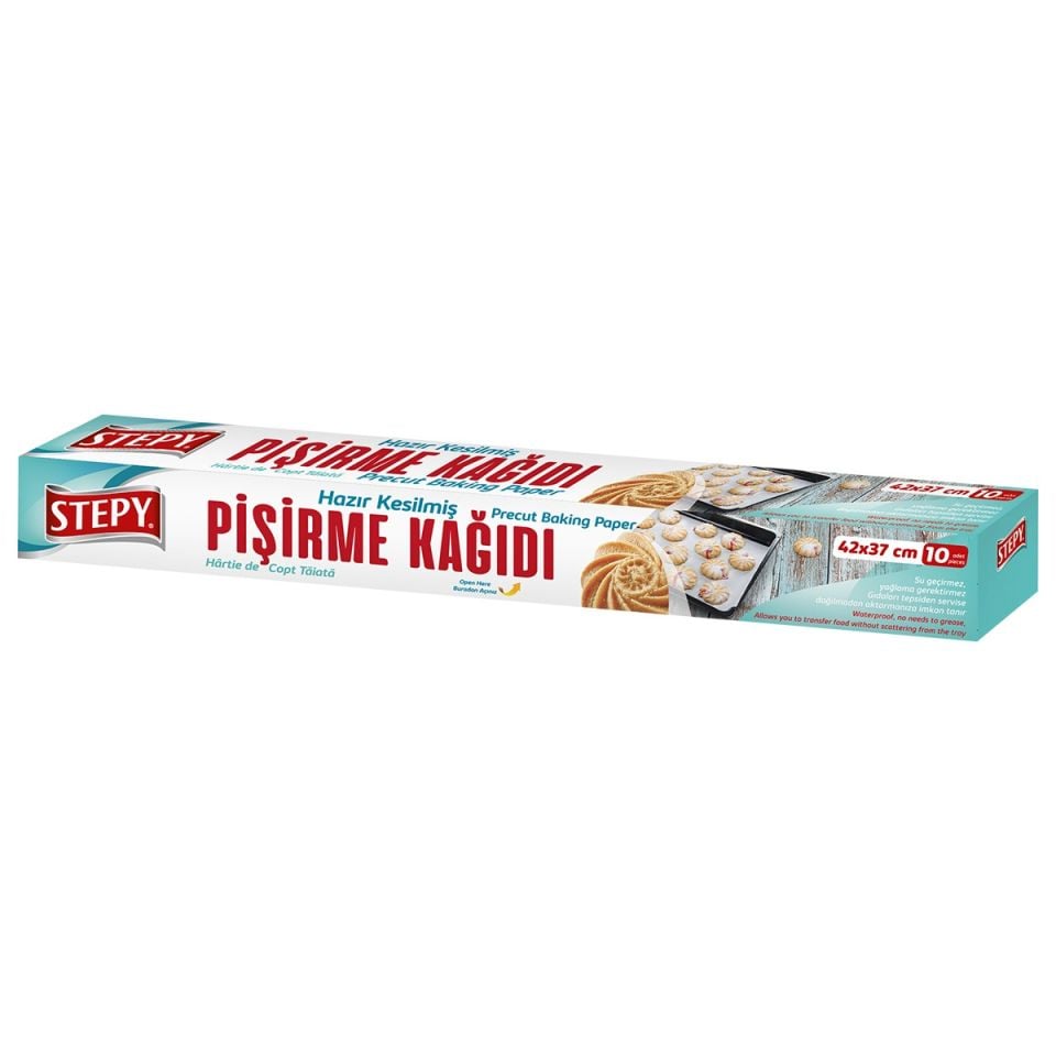 STEPY PİŞİRME KAĞIDI 10 TEPSİ*24*