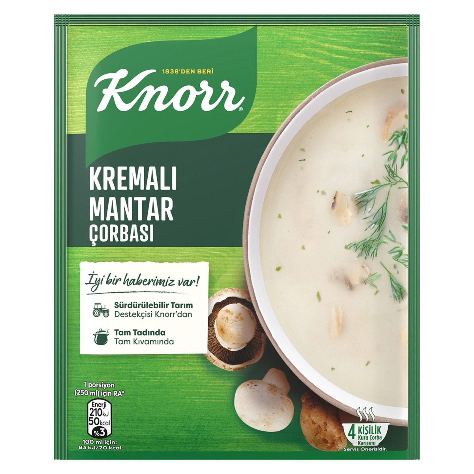 KNORR KREMALI MANTAR ÇORBASI 63G