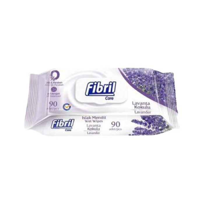 FİBRİL ISLAK MENDİL LAVANTA 90'LI*24*