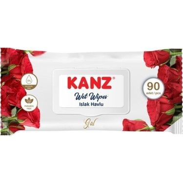 KANZ ISLAK MENDİL GÜL 90 LI *24*