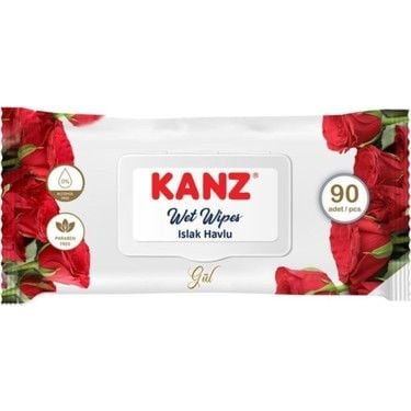 KANZ ISLAK MENDİL GÜL 90 LI *24*