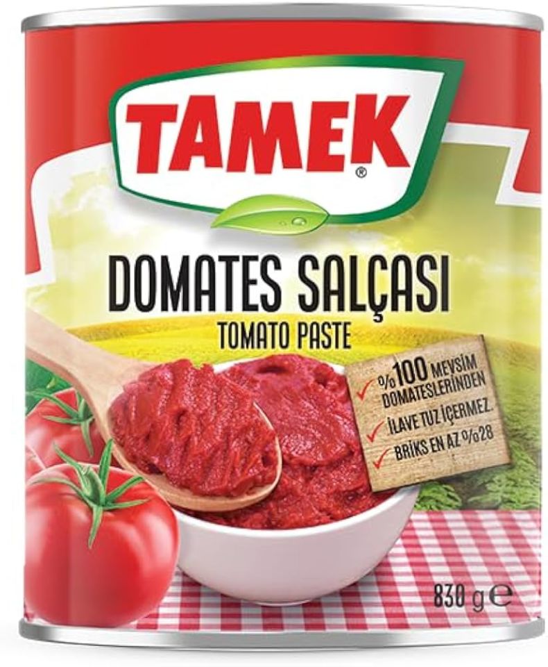 TAMEK DOMATES SALÇASI KUTU 830G