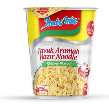 İNDOMİE BARDAK TAVUKLU NOODLE 60 GR *24