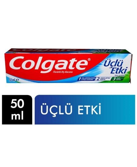 COLGATE ÜÇLÜ ETKİ DİŞ MACUNU 50ML*12*