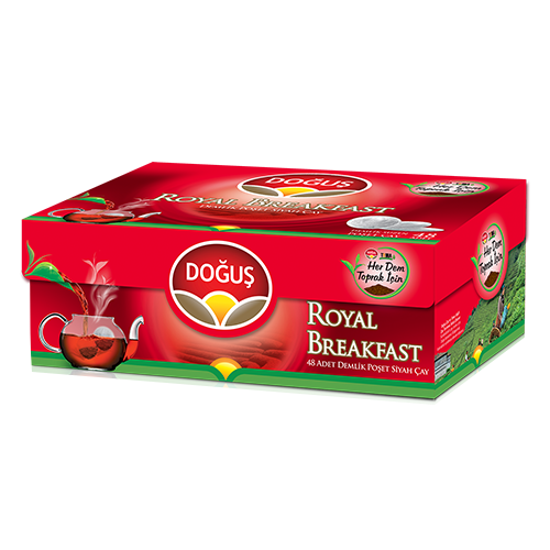 DOĞUŞ ROYAL BREAKFAST DEMLİK POŞET SİYAH ÇAY 48'Lİ