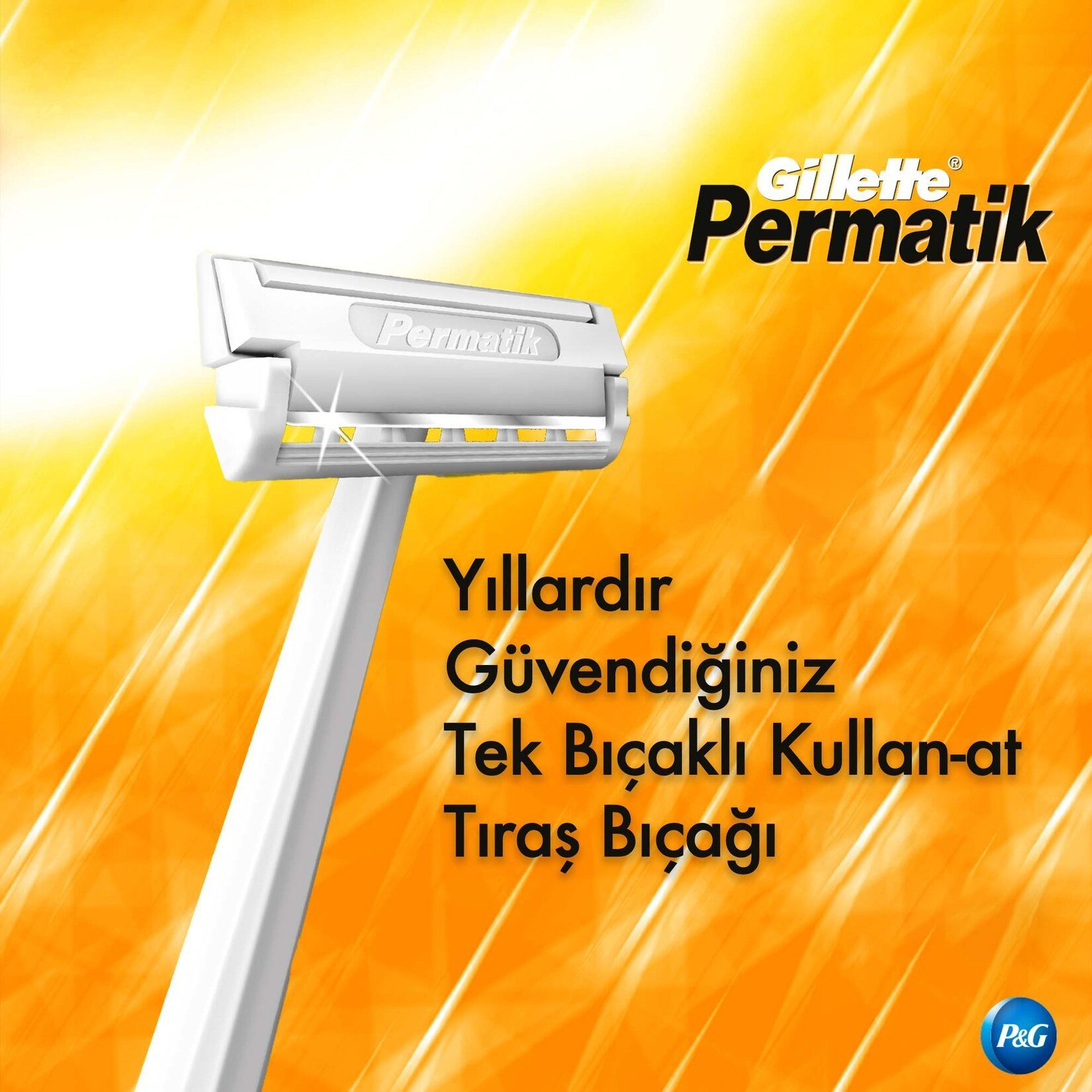 GİLLETTE PERMATİK TIRAŞ BIÇAĞI 48*2*