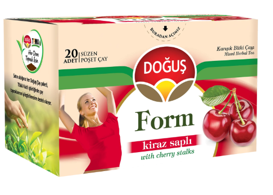 DOĞUŞ FORM KİRAZ SAPLI BİTKİ ÇAYI 20'Lİ