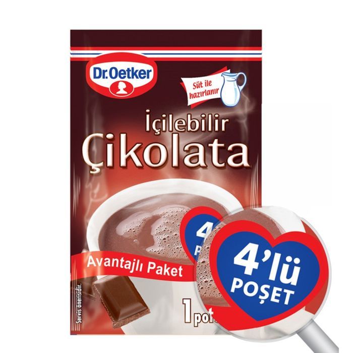 DR.OETKER SICAK ÇİKOLATA 4 LÜ POŞET