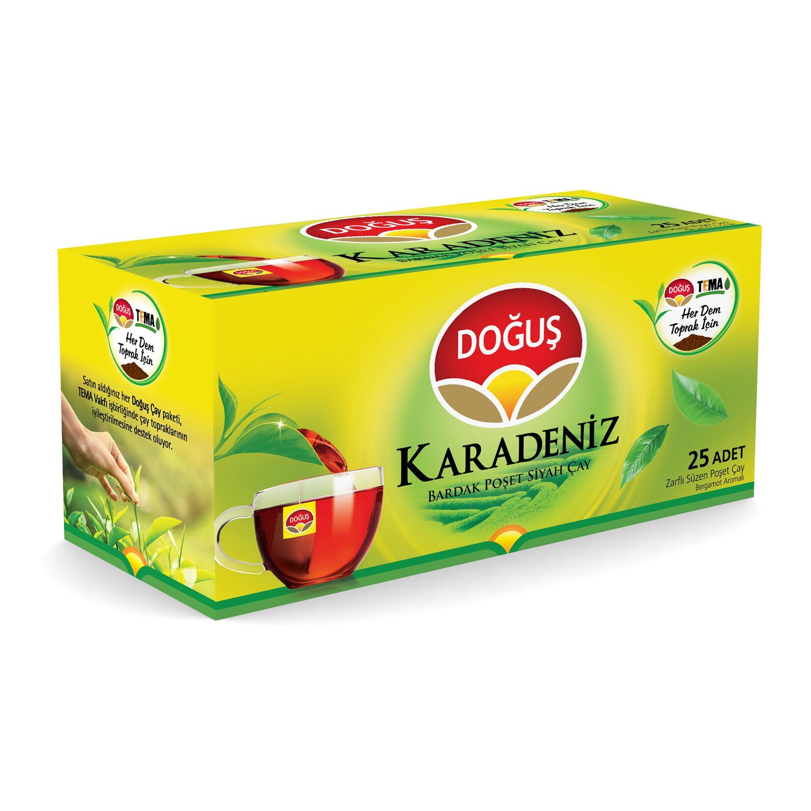 DOĞUŞ KARADENİZ BARDAK POŞET SİYAH ÇAY 25'Lİ