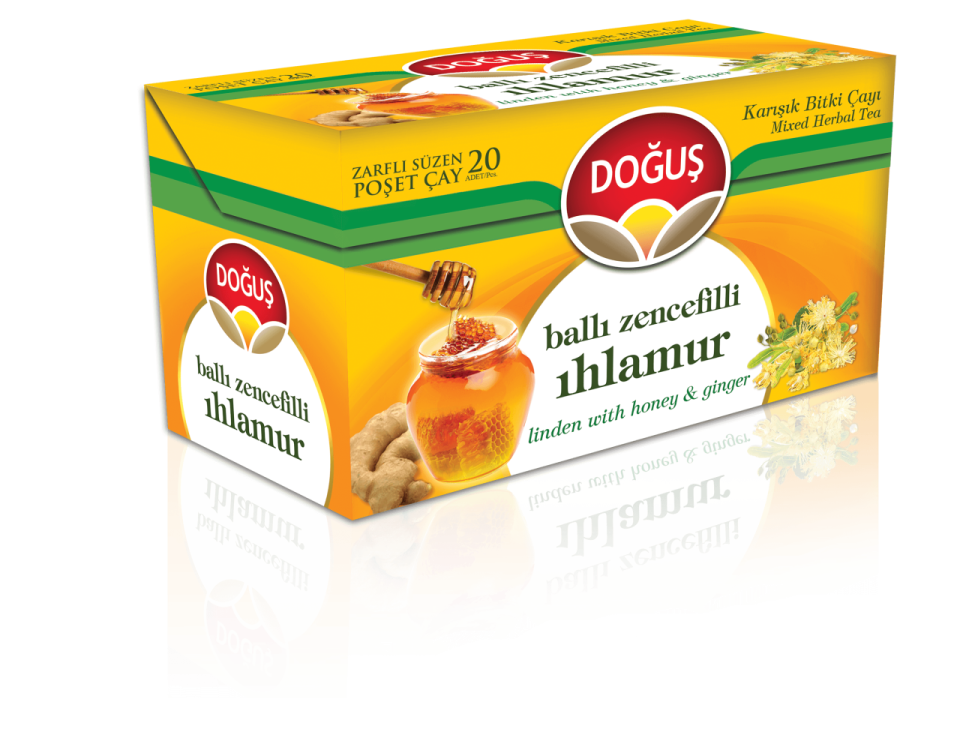 DOĞUŞ BALLI ZENCEFİLLİ IHLAMUR BİTKİ ÇAYI 20'Lİ