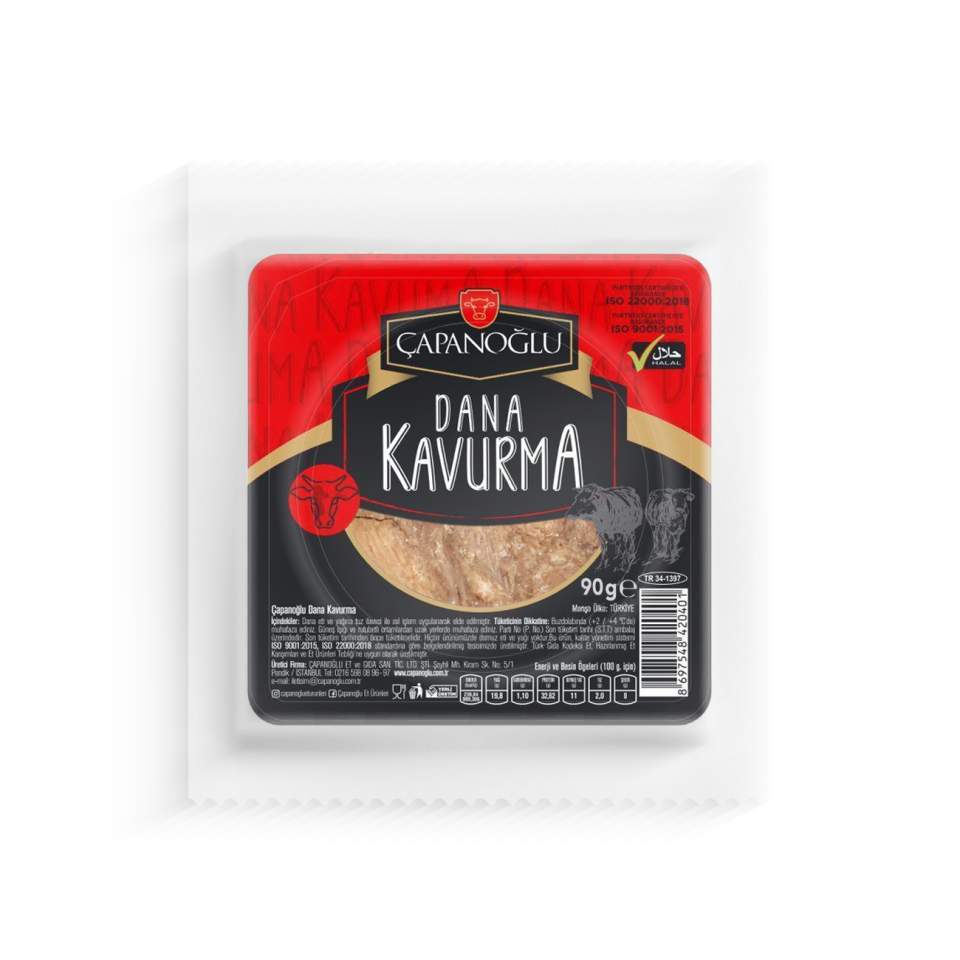 ÇAPANOĞLU KAVURMA 90GR*15*