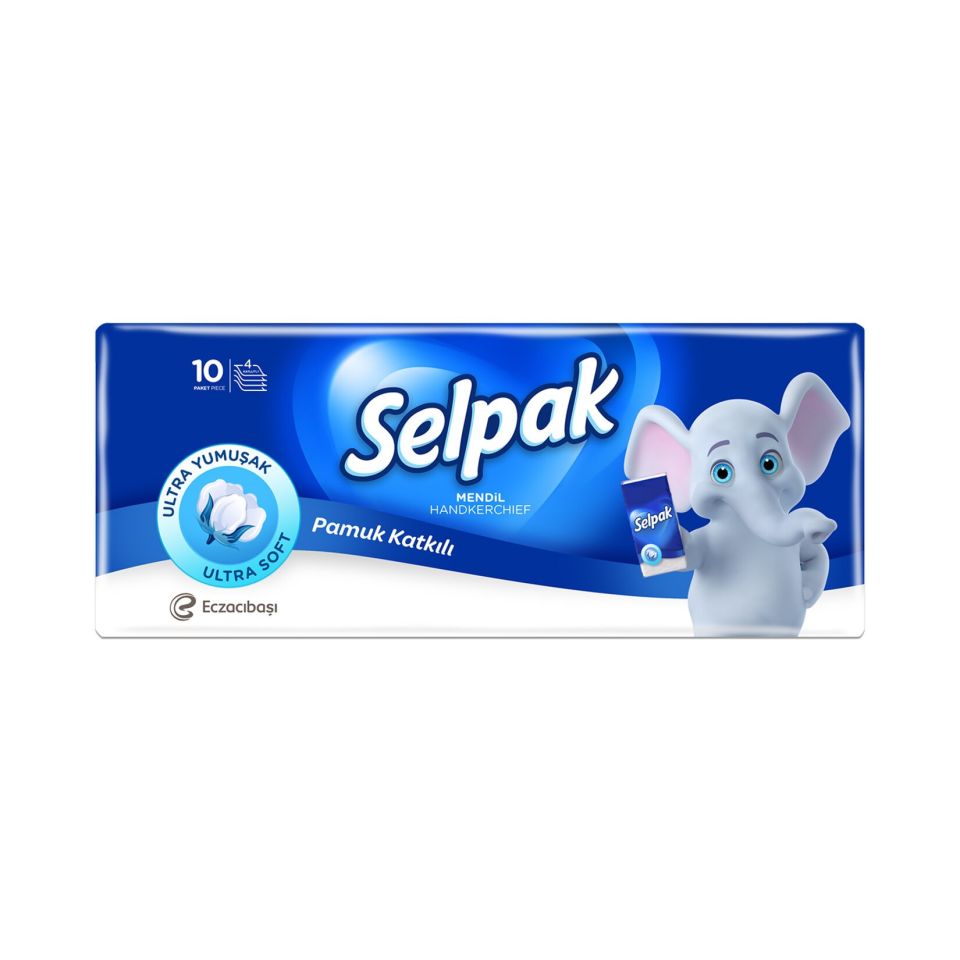 SELPAK KLASİK MENDİL 10LU