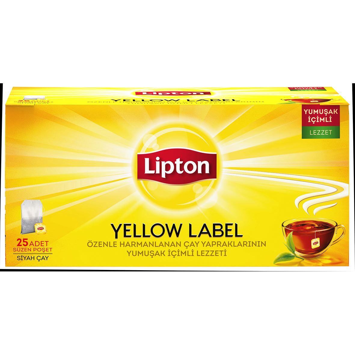 LİPTON YELLOW ÇAY 50G 25Lİ*12*