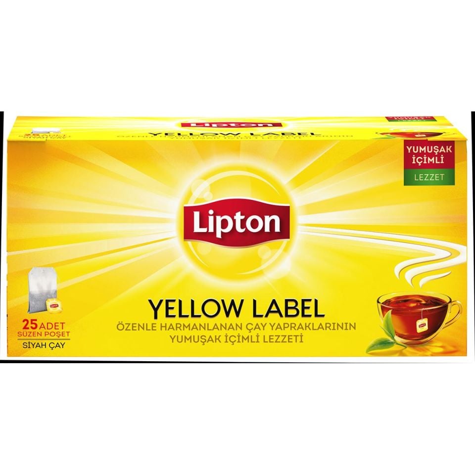 LİPTON YELLOW ÇAY 50G 25Lİ*12*