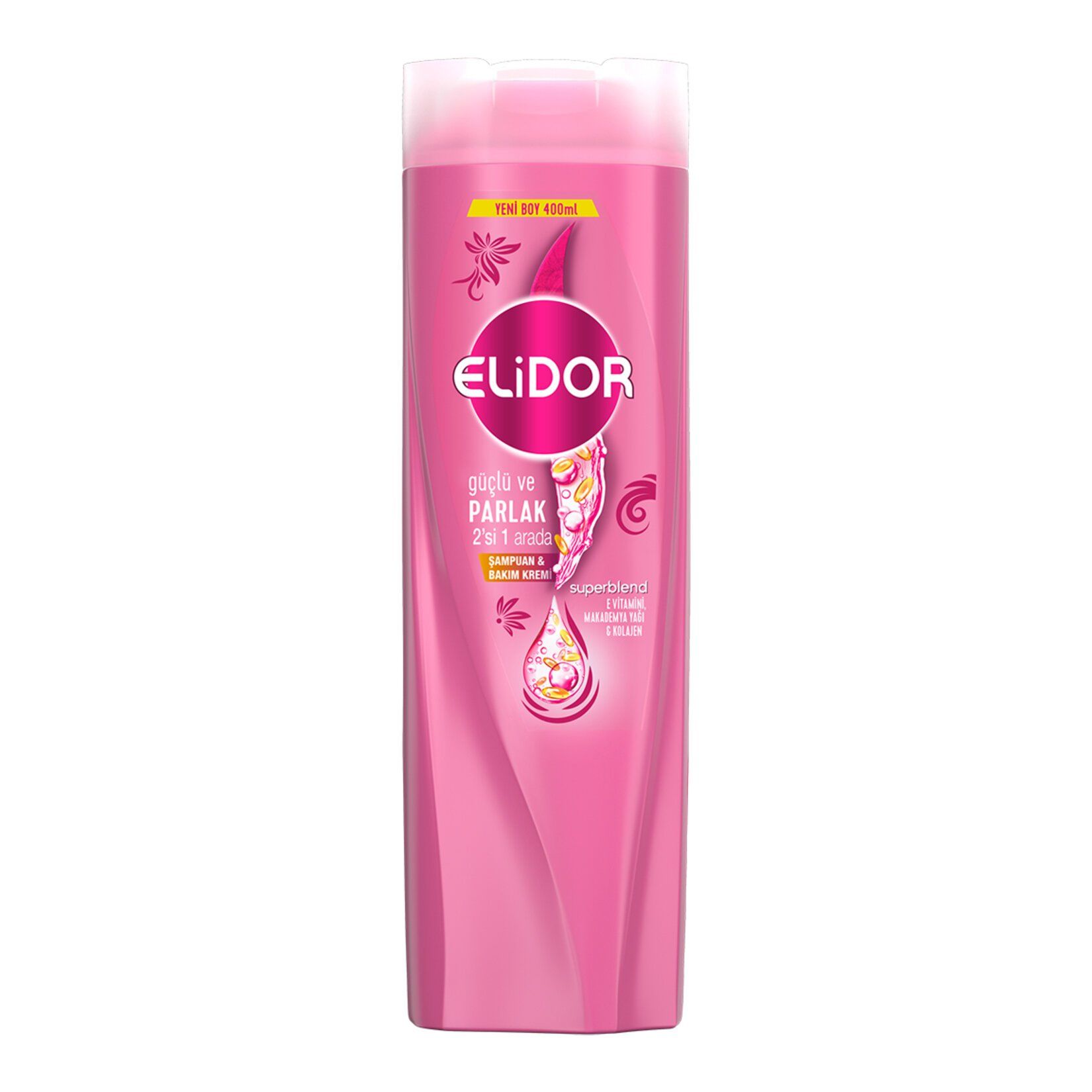 ELİDOR GÜÇLÜ 2İN1 400ML(PEMBE2-1)