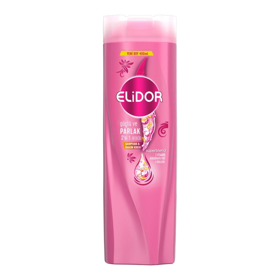 ELİDOR GÜÇLÜ 2İN1 400ML(PEMBE2-1)