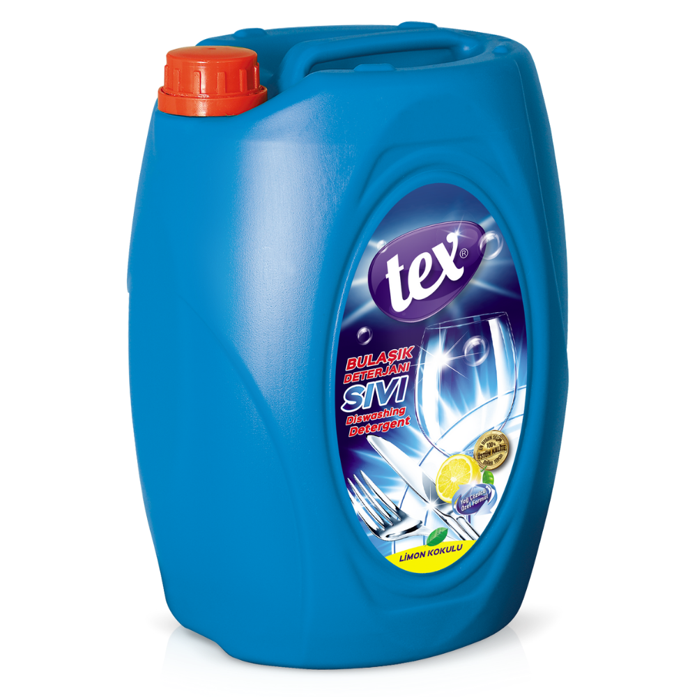 TEX LİMON KOKULU BULAŞIK DETERJANI 5L *4*
