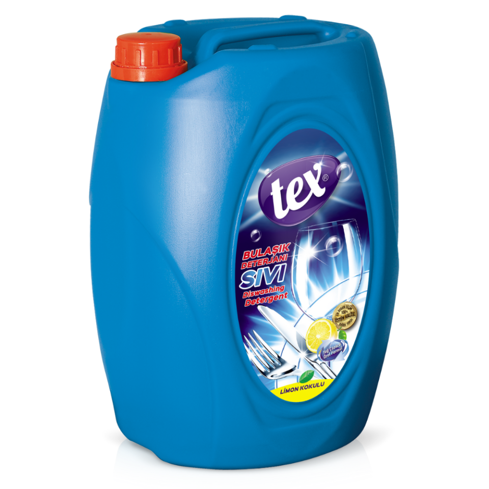 TEX LİMON KOKULU BULAŞIK DETERJANI 5L *4*