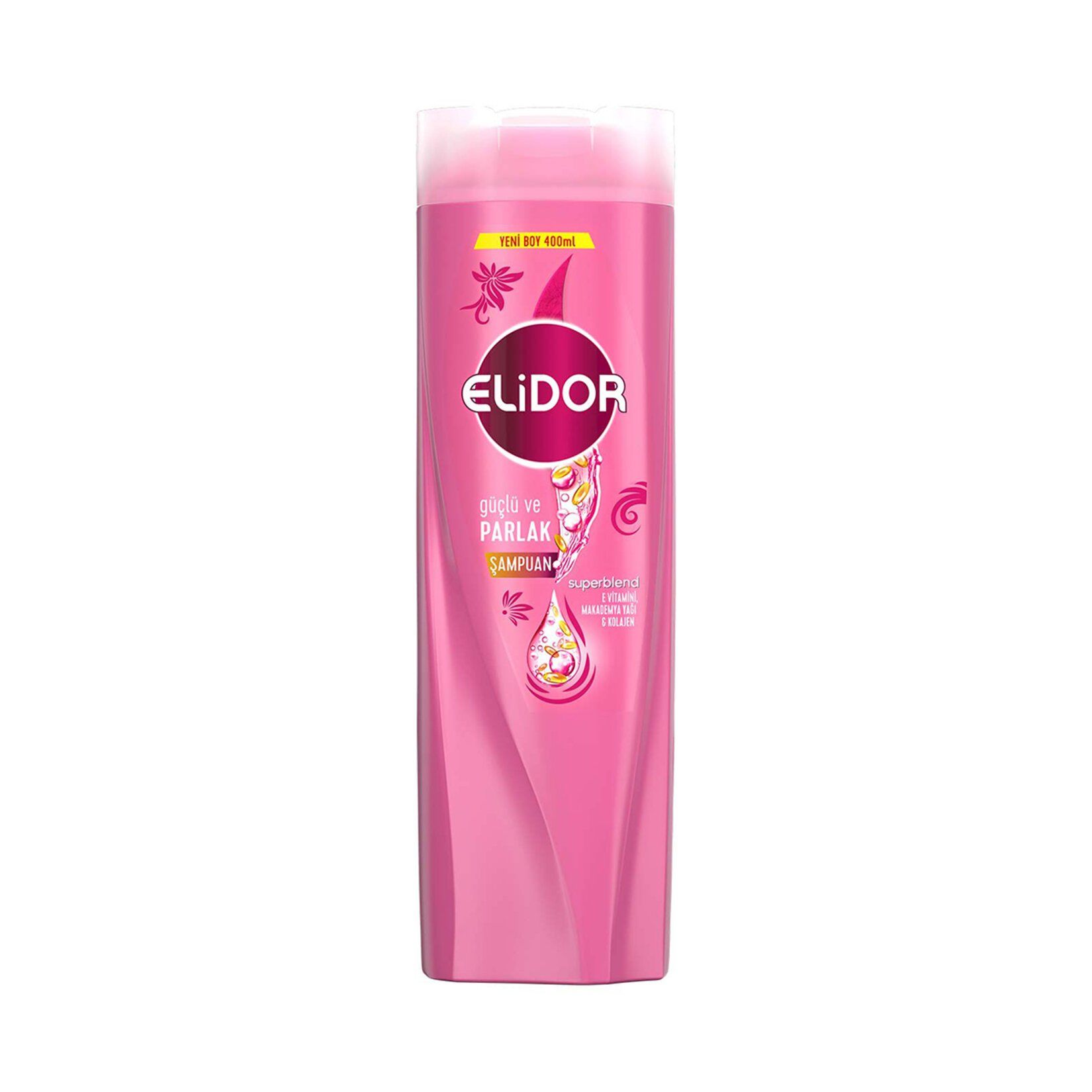 ELİDOR GÜÇLÜ&PARLAK ŞAMPUAN 400 ML (PEMBE) *6