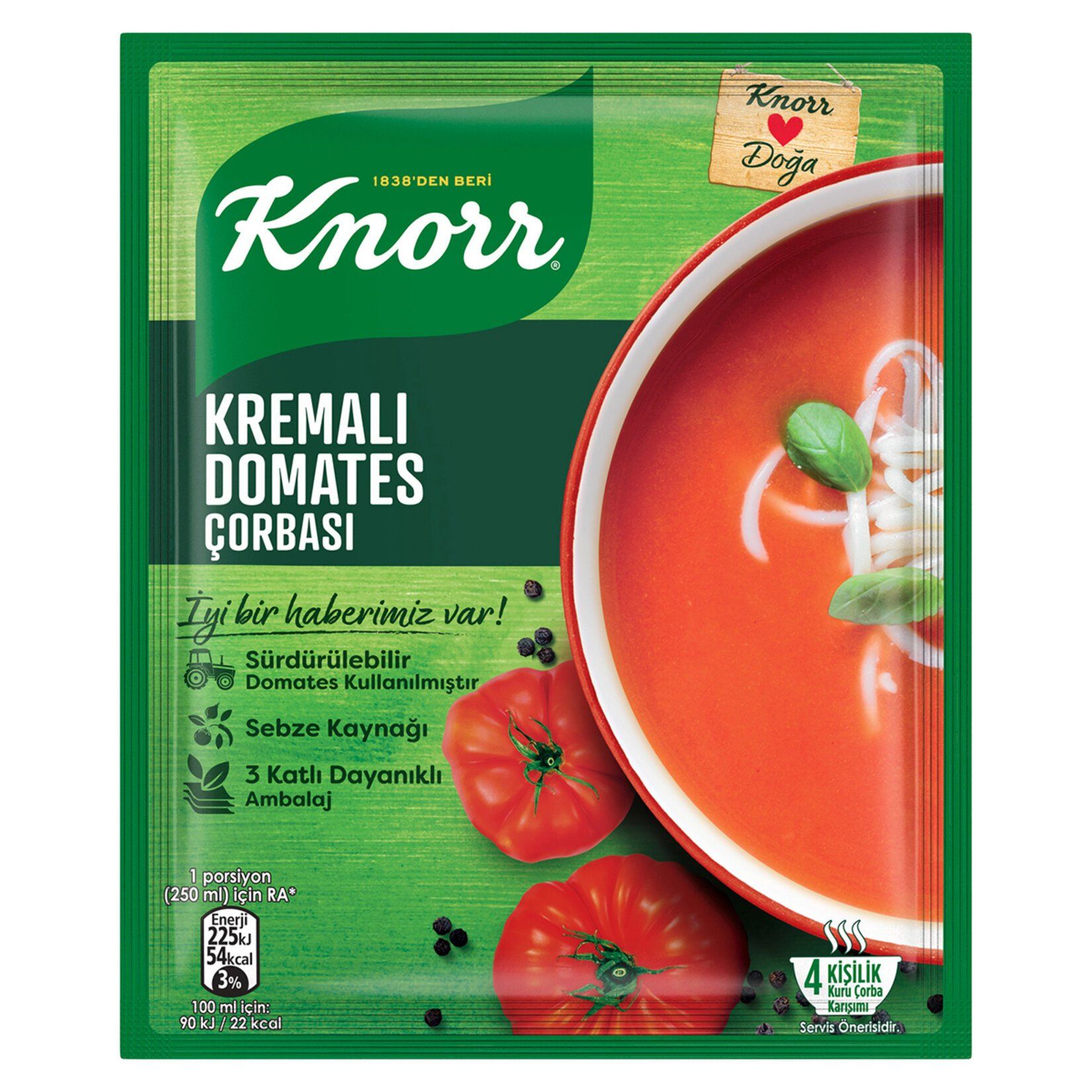 KNORR KREMALI DOMATES ÇORBASI 69G