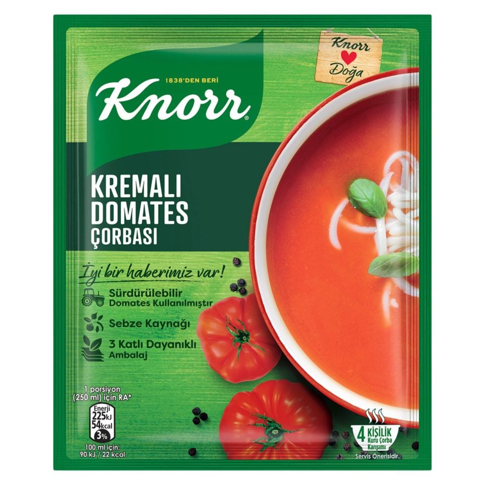 KNORR KREMALI DOMATES ÇORBASI 69G