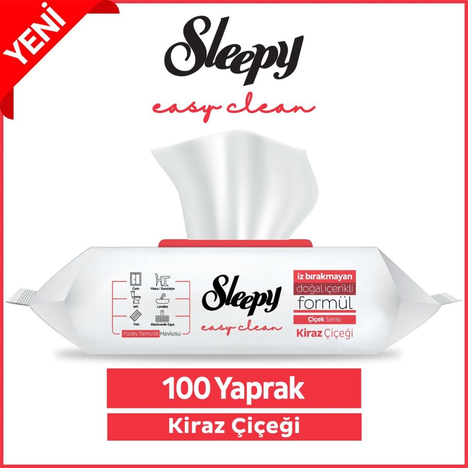 SLEEPY YÜZEY TEM.HAV.100 LÜ KİRAZ ÇİÇEĞİ*12*