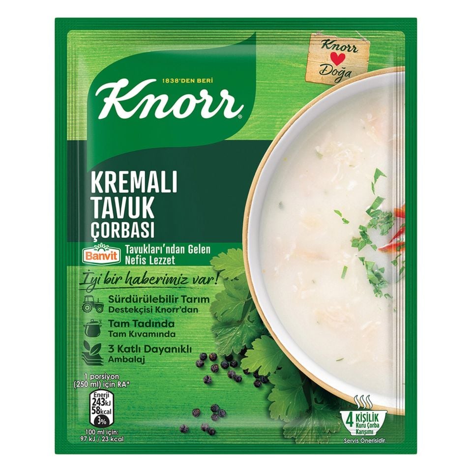 KNORR KREMALI TAVUK ÇORBASI 65G