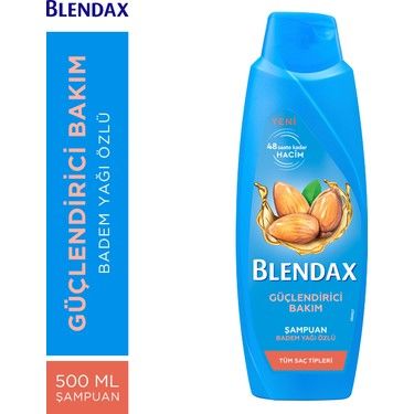 BLENDAX GÜÇLENDİRİCİ BAKIM BADEM 500ml