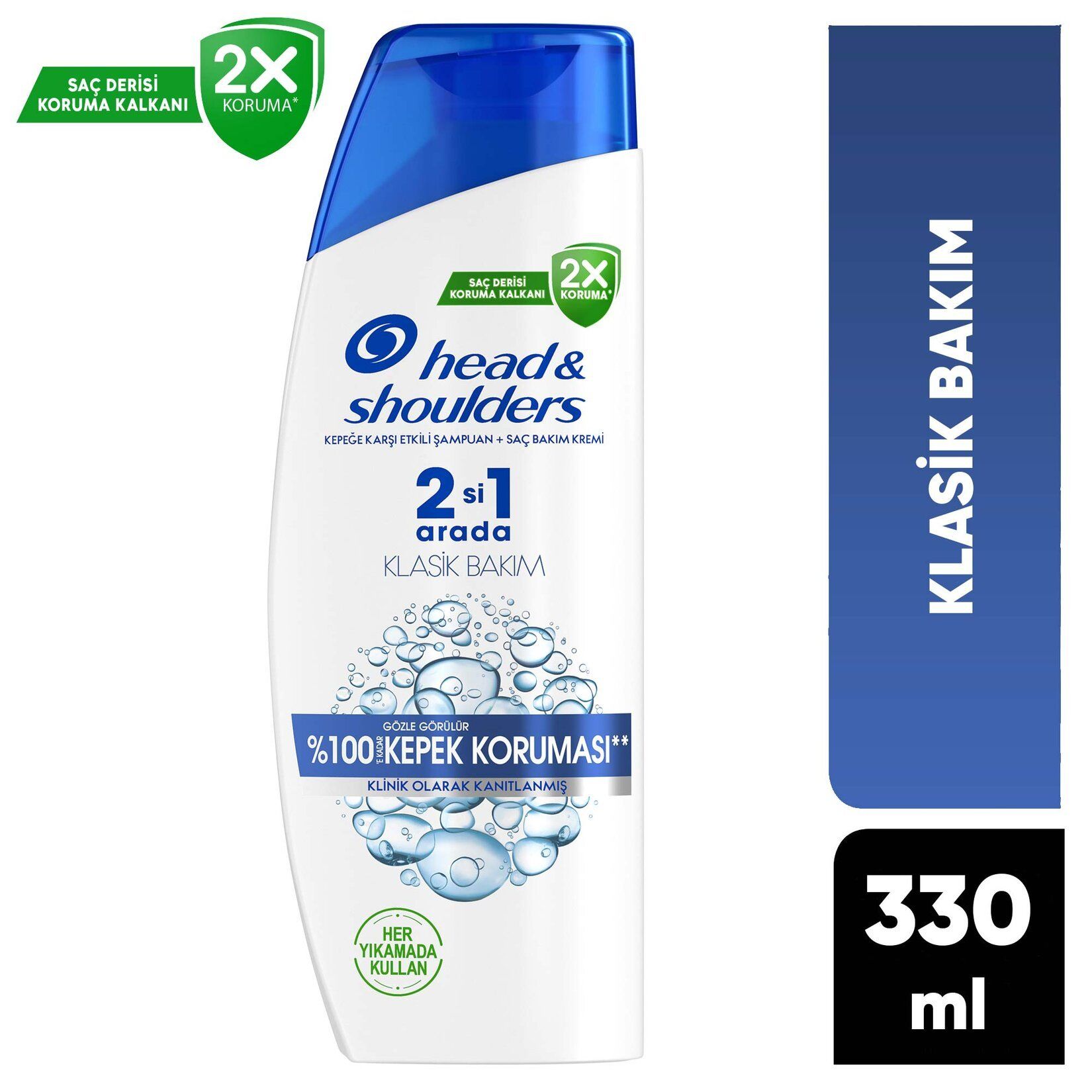 HEAD&SHOULDERS KLASİK BAKIM 2İN1 330 ML *6