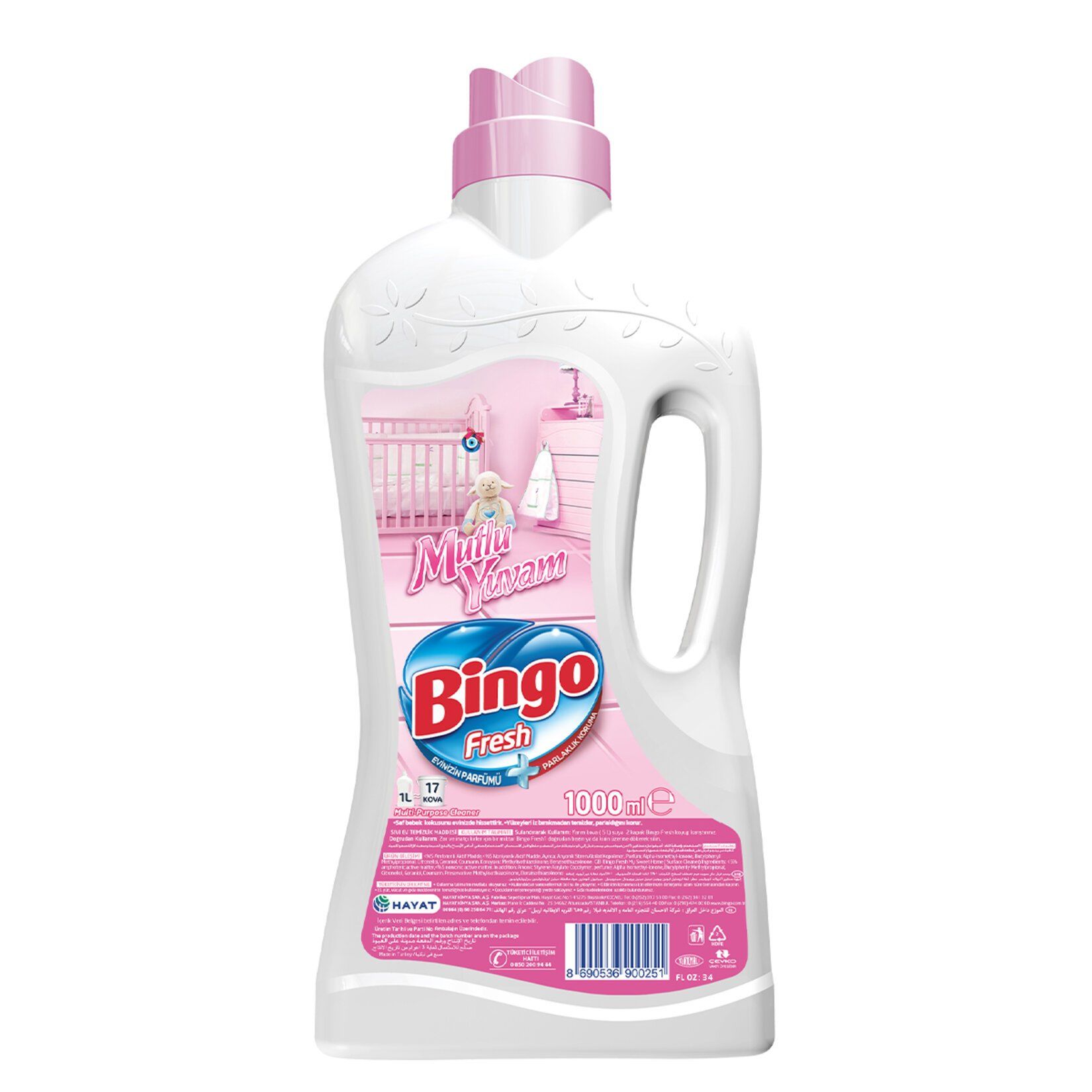 BİNGO FRESH MUTLU YUVAM 1000 ML