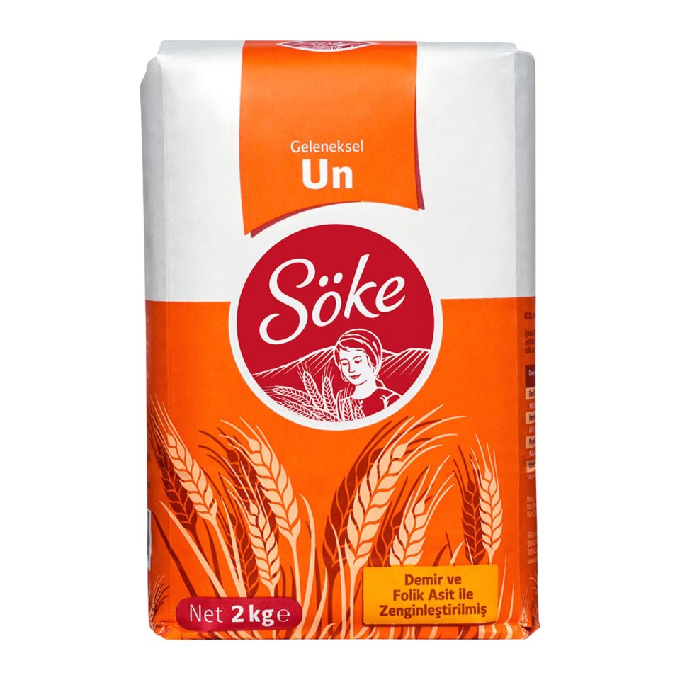 SÖKE GELENEKSEL BUĞDAY UNU 2KG*8*