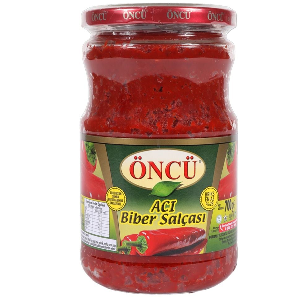 ÖNCÜ ACI BİBER SALÇASI CAM 700G