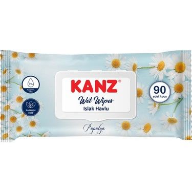KANZ ISLAK MENDİL PAPATYA 90 LI *24*